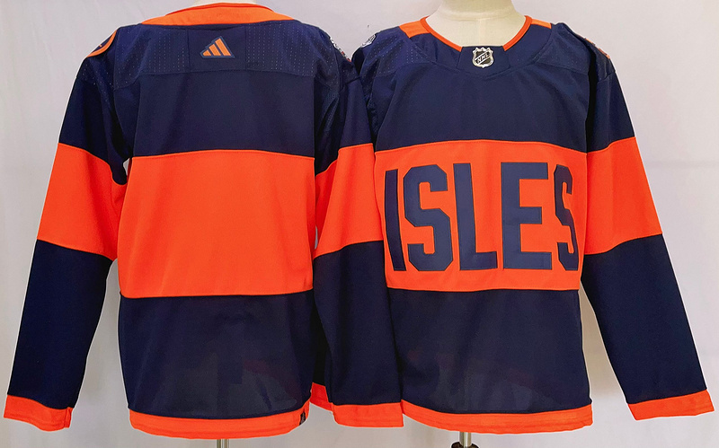 Men's New York Islanders Blue Blank jersey